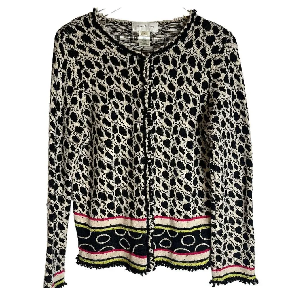 Vintage Susan Bristol Cardigan Beaded Sweater - Picture 1 of 8